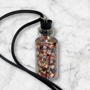 Mystical Metallic Confetti Foil Pendant